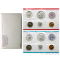 1964 P, D 10 Coin U.S. Mint Uncirculated Set - Early Date Silver Mint