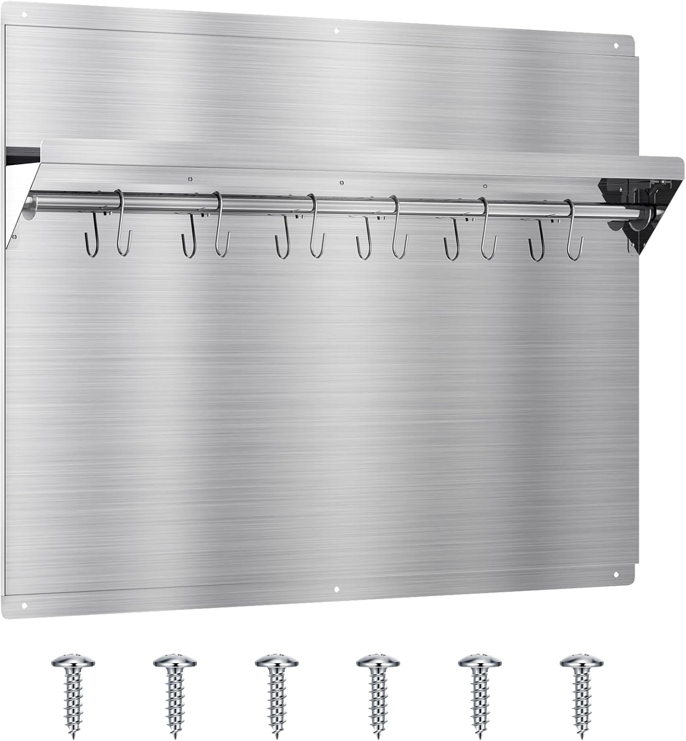 EKON Stainless Steel Backsplash 24 x 30 Inch Wall Shield for Kitchen