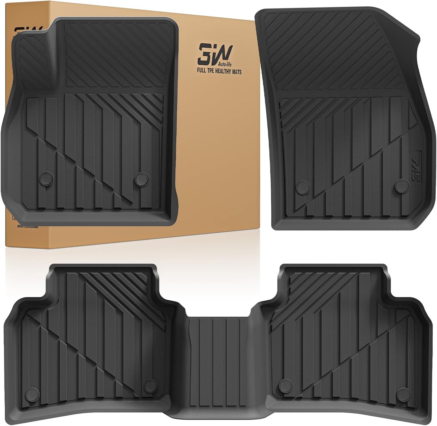 Custom Fit TPE All Weather Floor Mats for Cadillac XT4 2019-2025