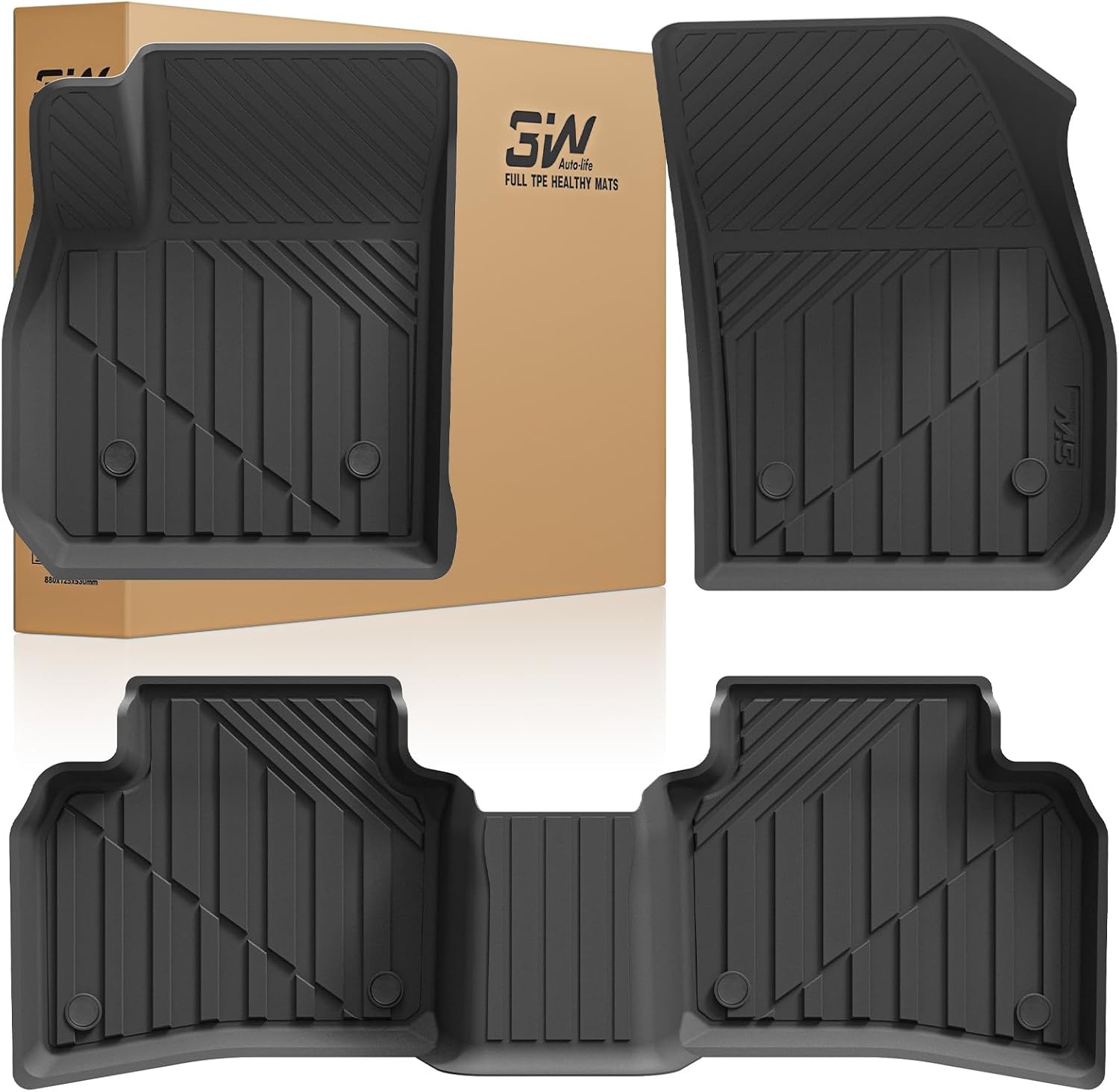 Custom Fit TPE All Weather Floor Mats for Cadillac XT4 2019-2025
