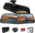 PORMIDO OEM 2K Rear View Mirror Camera - Smart 10in Dash Cam