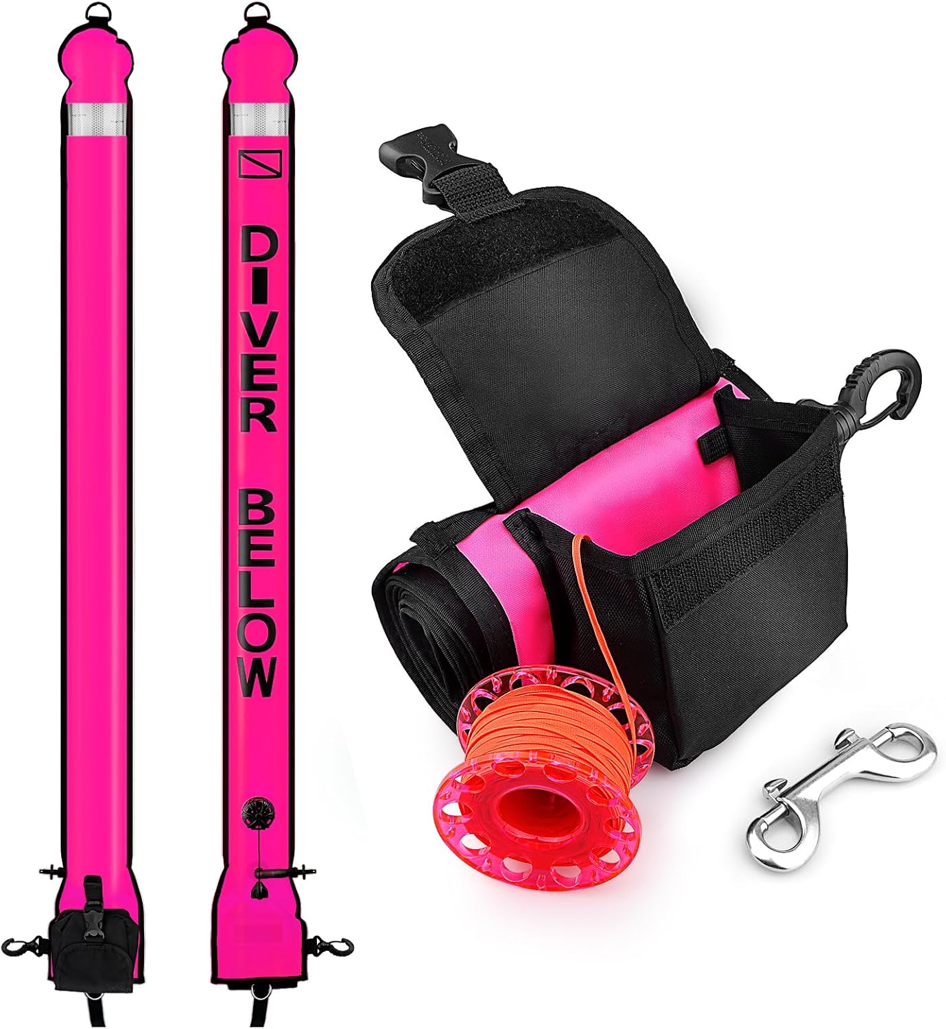 Surface Marker Buoy Scuba with Reel for Safe Diving Adventures