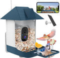 WiFi Bird Feeder Cam with AI Identify - FHD Video, Solar Powered