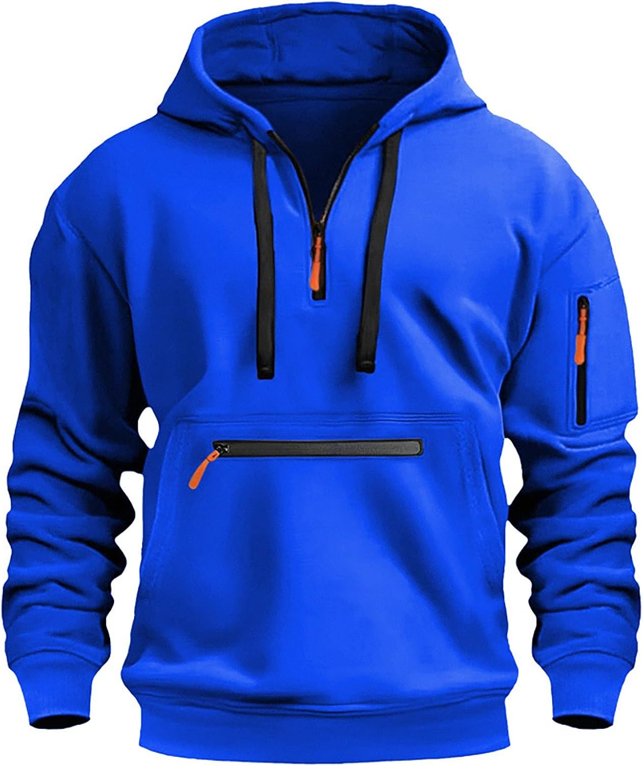Men's Multi-Pocket Cargo Hoodie - Ultimate Utility