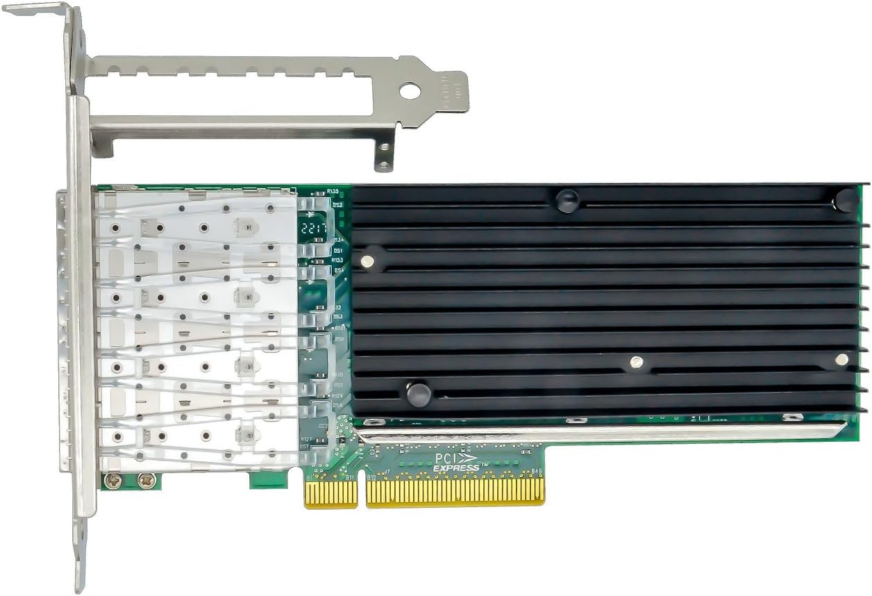 X710-DA4 4Port SFP+ 10Gb Ethernet Network Card Adapter Review