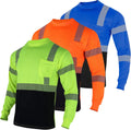 VENDACE Safety T Shirts Reflective Hi Vis Long Sleeve Class 3 Tools