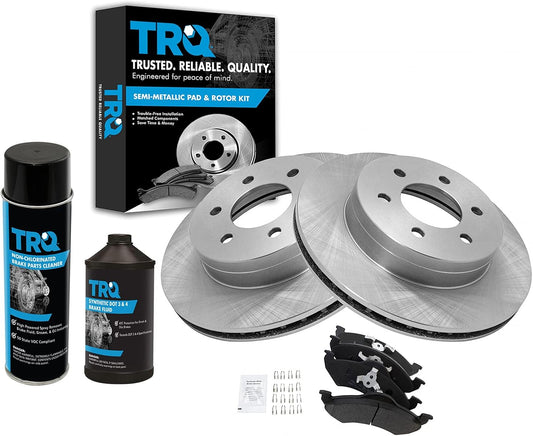 TRQ Front Brake Pad & Rotor Kit for Dodge Dakota Durango