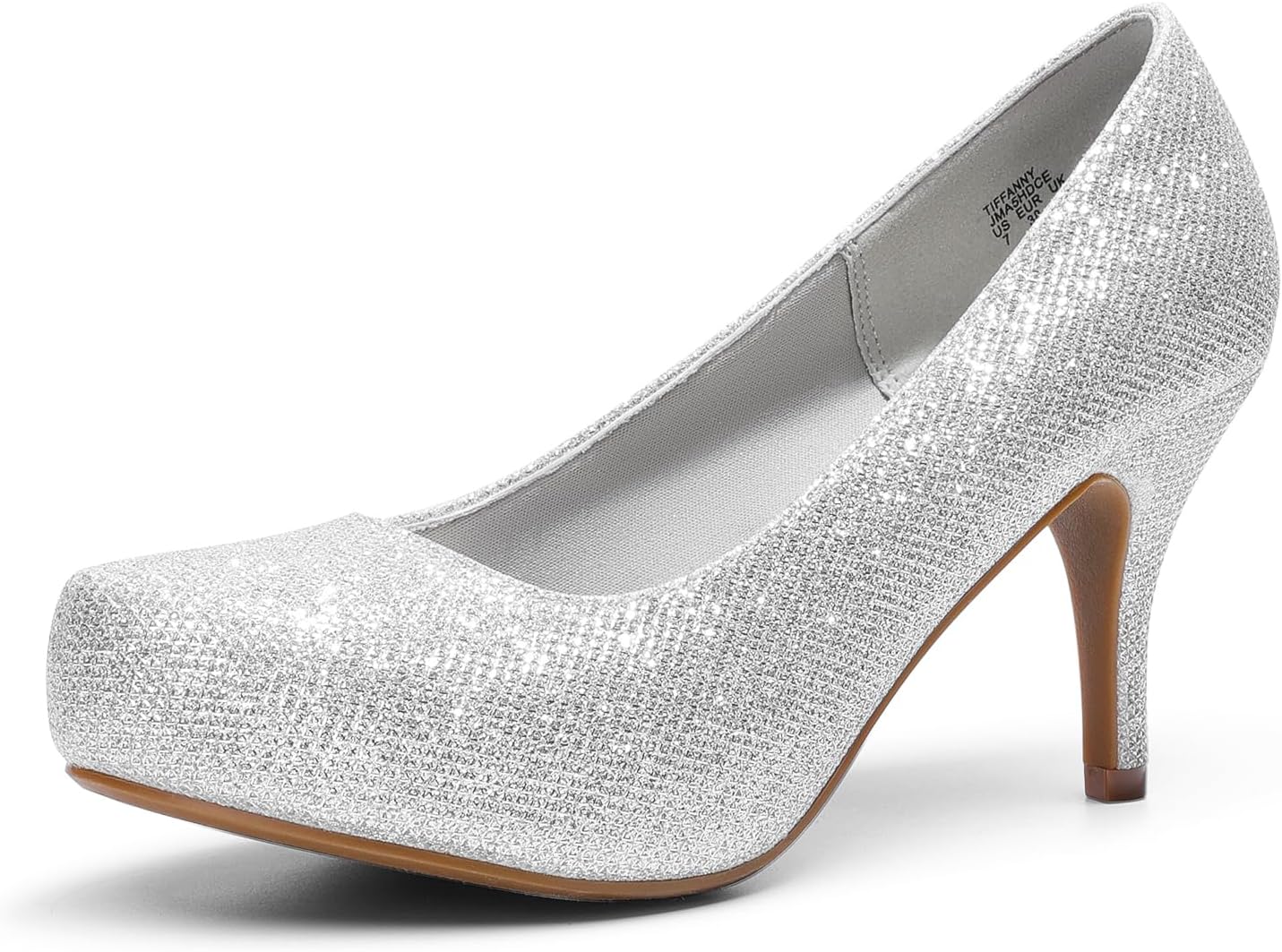 DREAM PAIRS Tiffany Women's Elegant Low Stiletto Heel Pumps