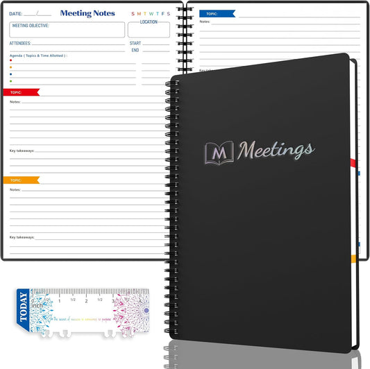 Action-Item Meeting Notebook B5 - Silvery