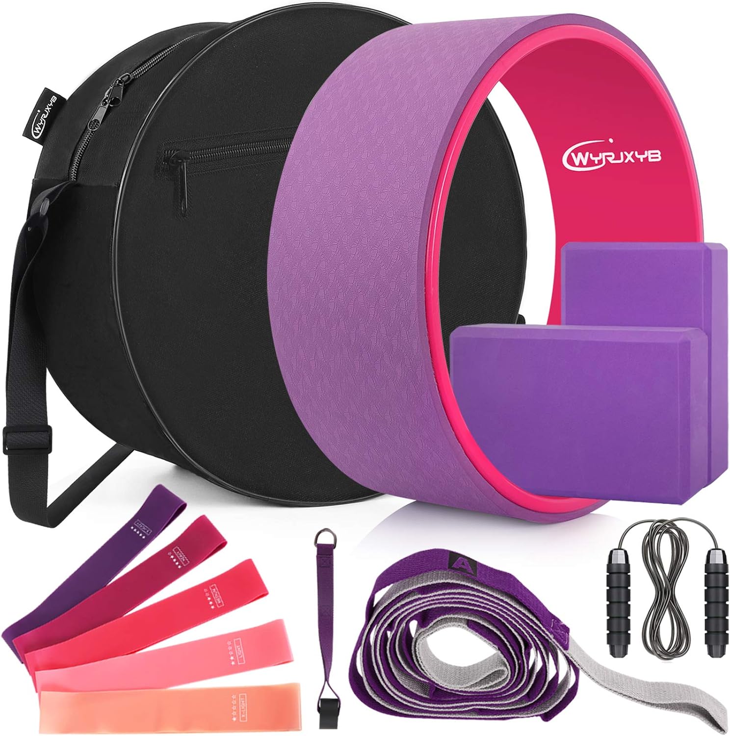 Ultimate Yoga Wheel Set for Back Pain Relief