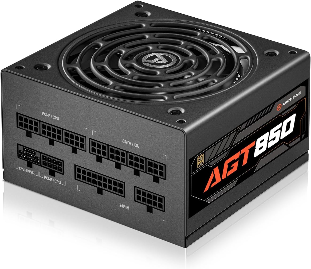 AGT Series 850W Power Supply - Fully Modular & Compact Design