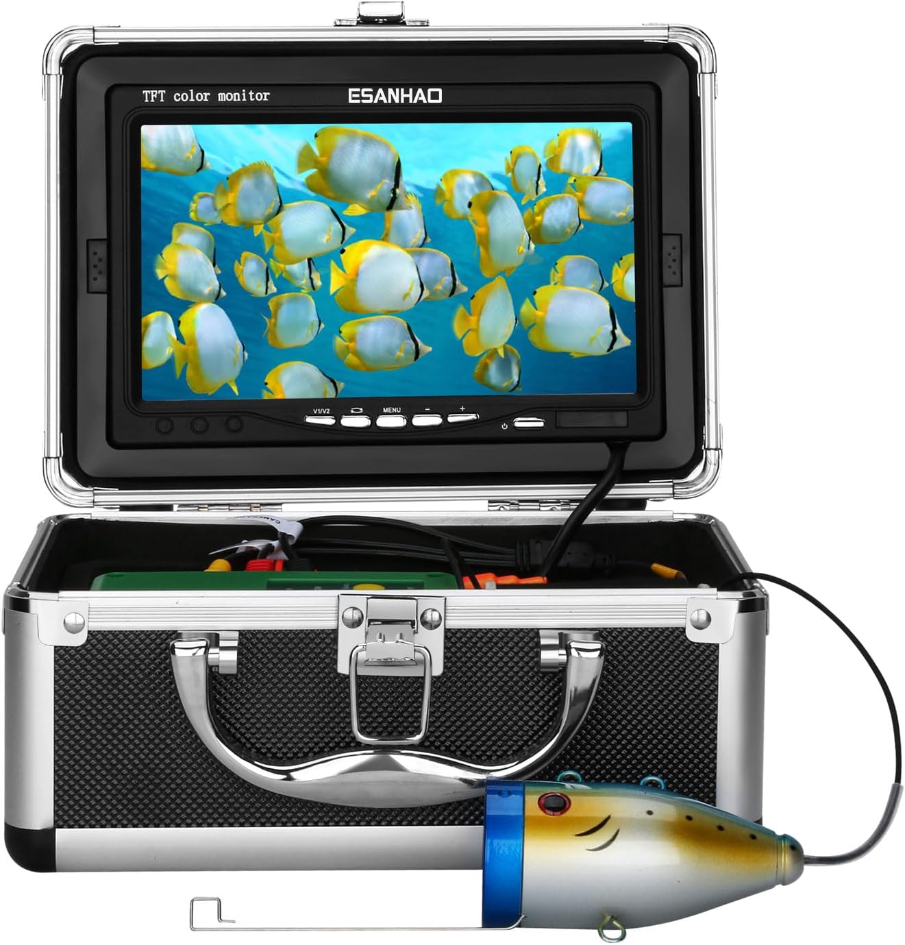 ESANHAO Underwater Fishing Camera - 98ft Visibility!