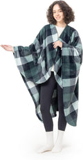 Berkshire Blanket PrimaLush Wearable Blanket with Pockets - Cozy Wrap