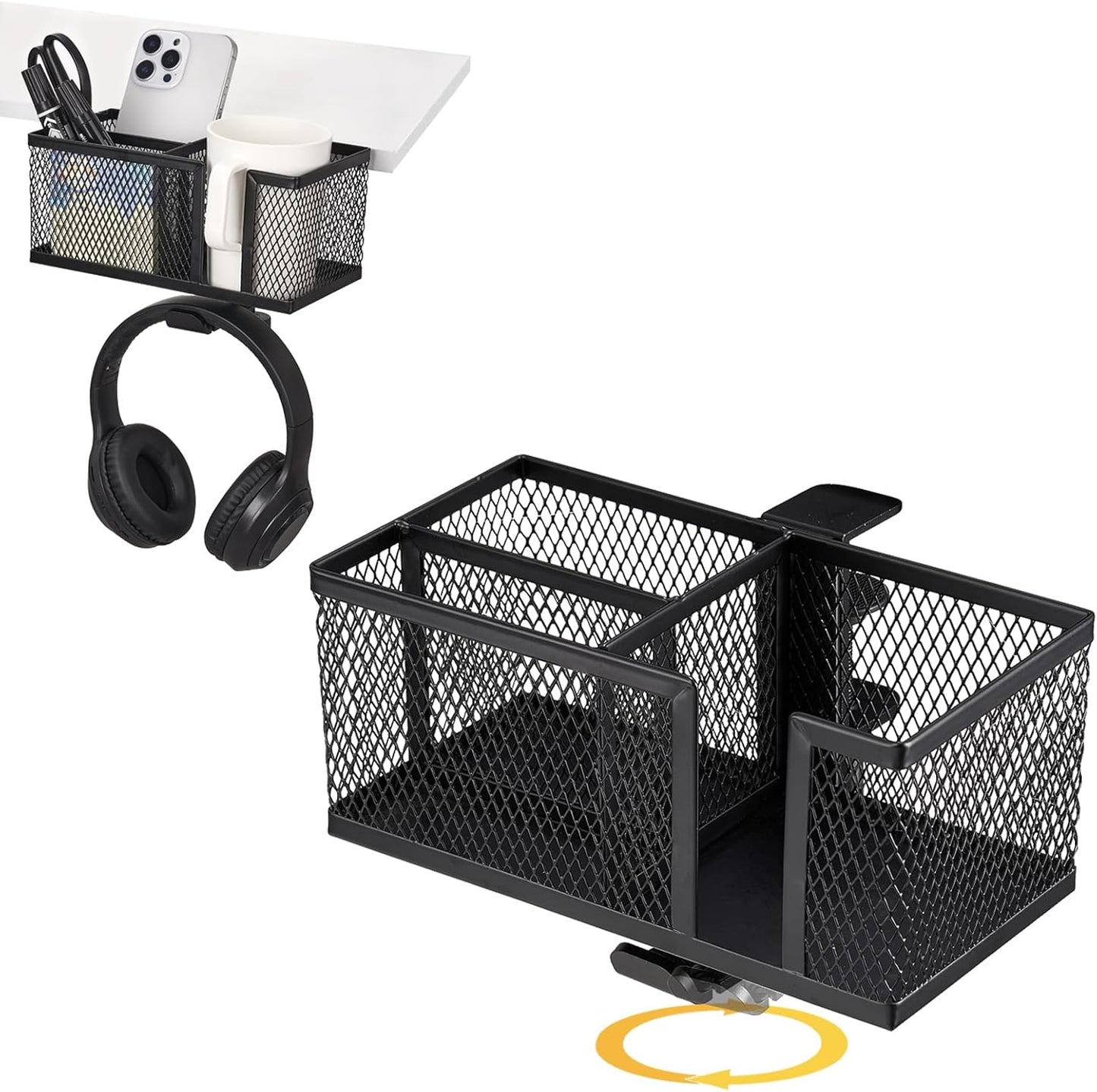 Sturdy 4-in-1 Cup Holder - OrgaFocus