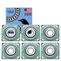PGN UCF208-24 Pillow Block Bearing - Pack of 6 Self-Aligning 1 1/2 in