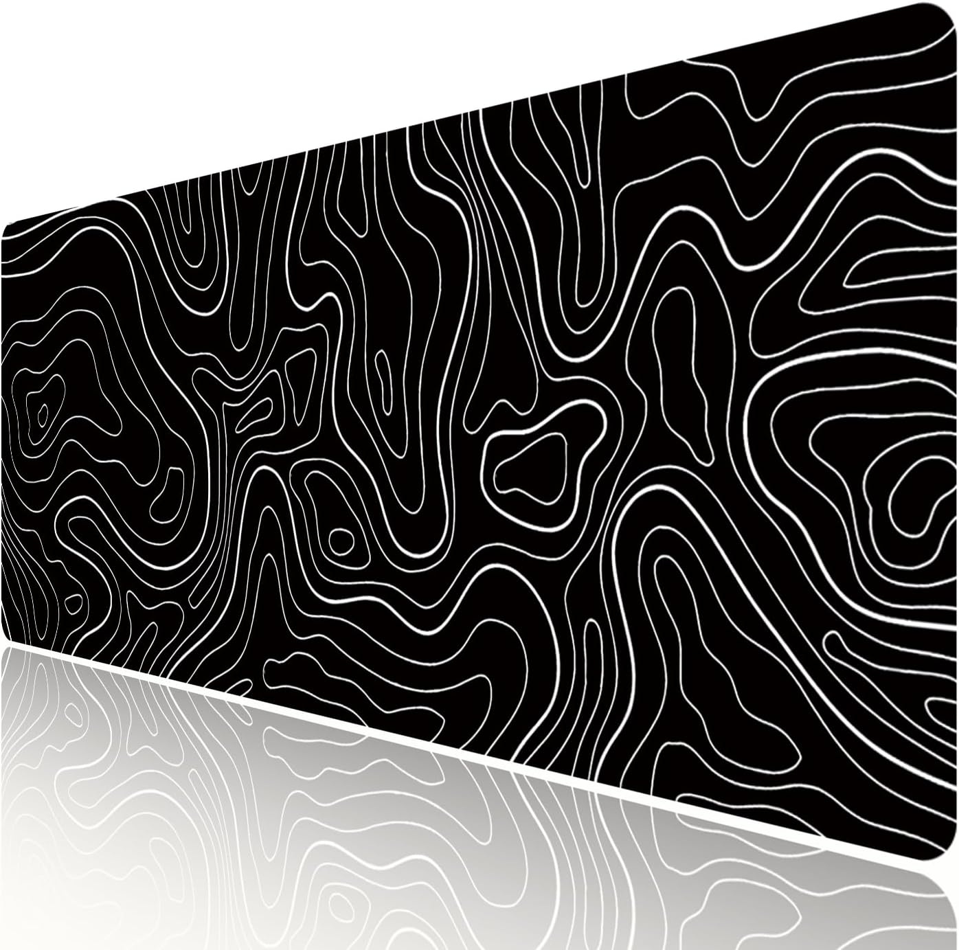 Anti-Slip XXL Topo Gaming Mouse Pad 31.5 x 11.8
