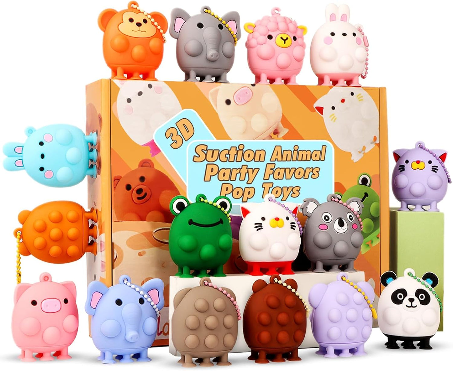 Interactive Animal Pop Toys - Engaging Kids' Fun!