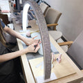 Half Moon Light for Nail Desk 29in 50W - Shadow-Free Manicure Lamp