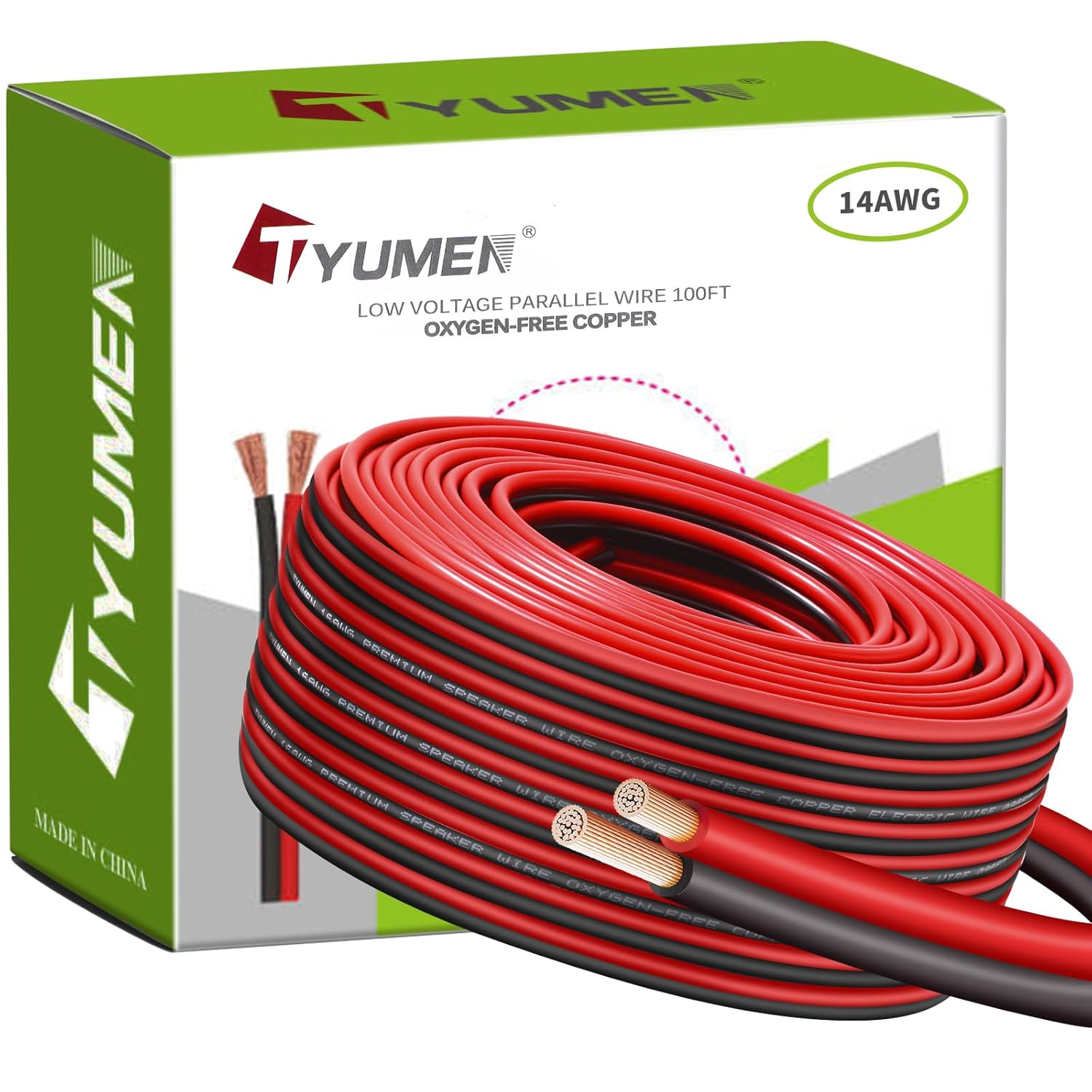 14 Gauge Wire 100 Feet for Low Voltage Applications and More