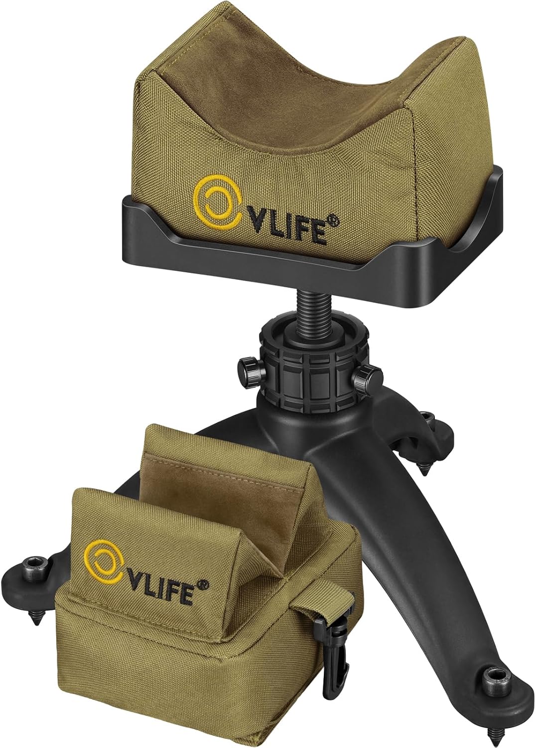 CVLIFE Shooting Rest Tripod with Adjustable Height for Hunting