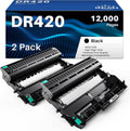 INK4U Compatible DR420 Drum Unit Replacement 2 Pack - High Yield
