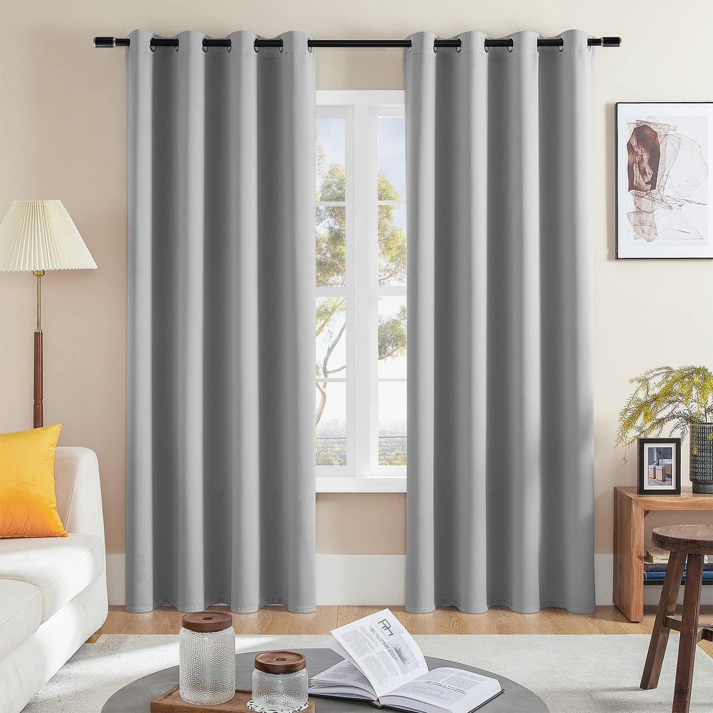 Rutterllow Blackout Curtains for Bedroom - Thermal Insulated Panels