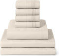 Mellanni Split King Sheet Set - 7-Piece Extra Soft Cooling Sheets