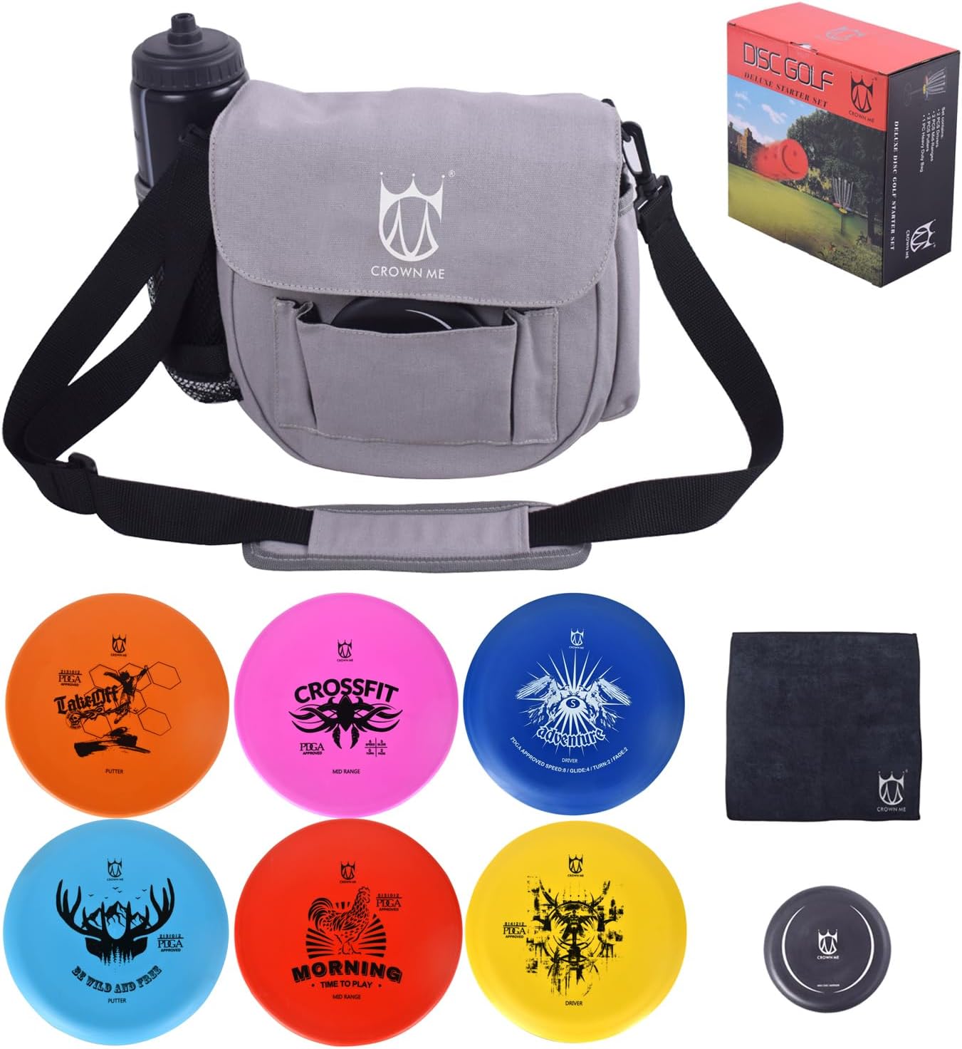 Boost Your Game with CROWN ME Disc Golf Set!