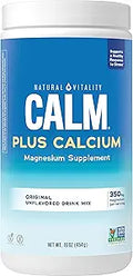 Natural Vitality Calm Magnesium Citrate & Calcium Drink Mix - Stress