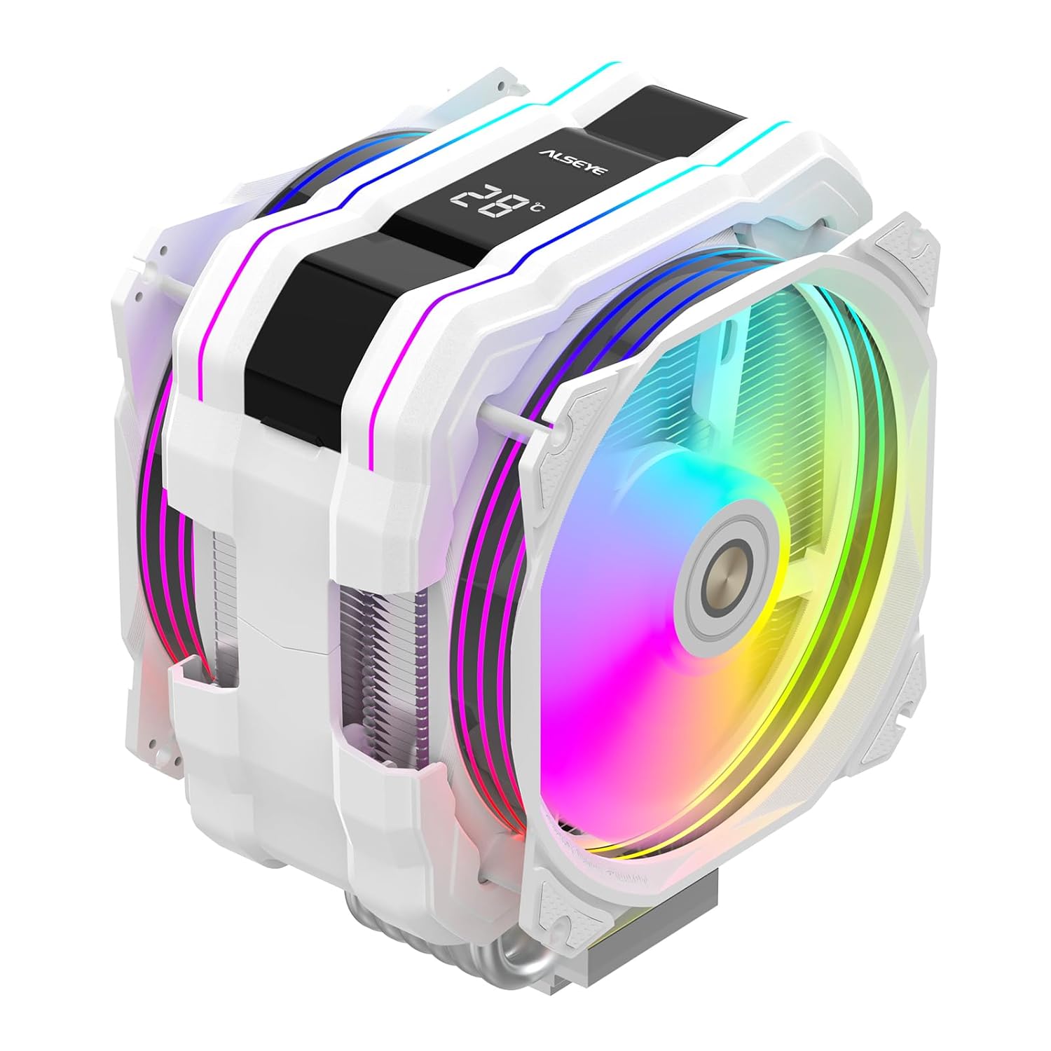 ALSEYE M120D Plus CPU Cooler with Stunning ARGB Lighting