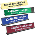 Custom Engraved 2x10 Name Plate | Personalized Aluminum Holder | NEMOCI