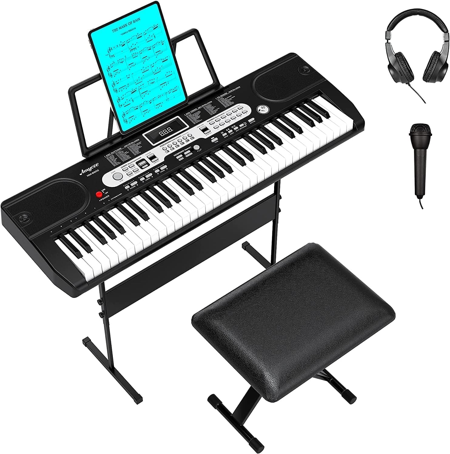 61 Key Electric Keyboard Piano for Beginners and Adults