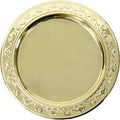 Set of 6 Gold Charger Plates - Elegant Dining Upgrade