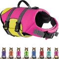 Dog Life Jacket - Reflective Adjustable Life Vest for Swimming