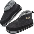KuaiLu Mens House Slippers Booties - Cozy Memory Foam Winter Boots you