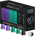 Rosso Caffe 60 Espresso Coffee Pods for Nespresso Original Machines