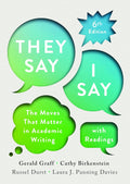 They Say / I Say with Readings - Essential Guide to Academic Writing