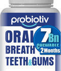 Oral Probiotics for Mouth Bad Breath 7 Billion CFU - Chewable Mint