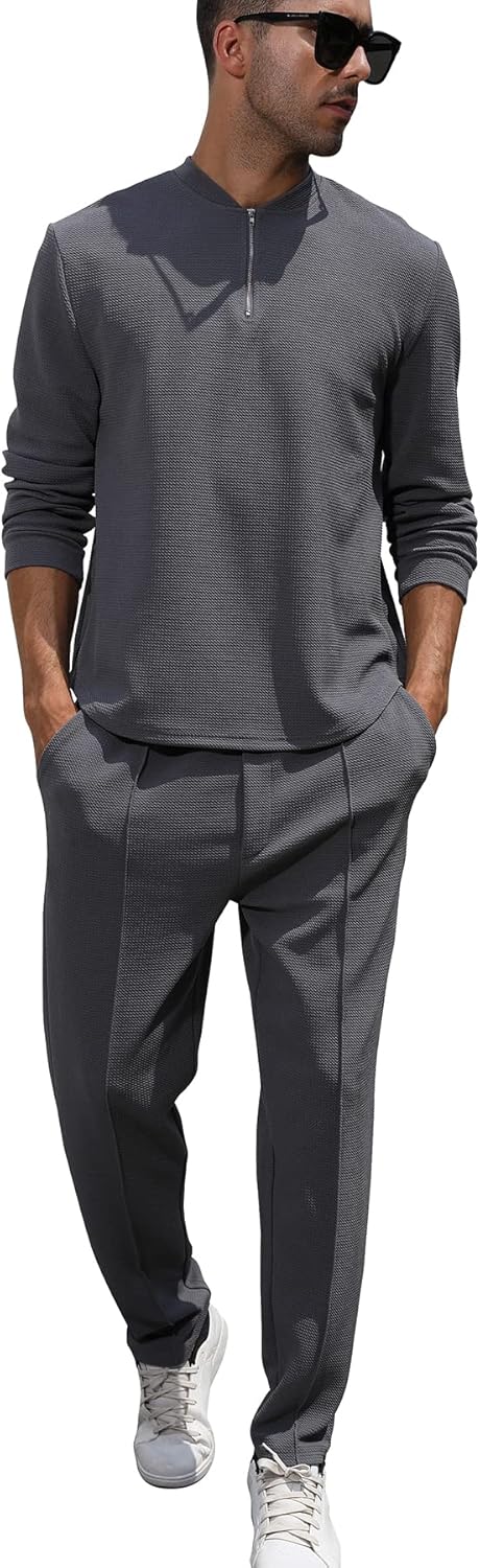 Fashion Men's Tracksuits 2 Piece Set for Casual Athletic Wear