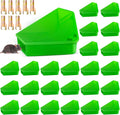 Mice Bait Station 24 Pack - Child and Pet Safe Reusable Stations