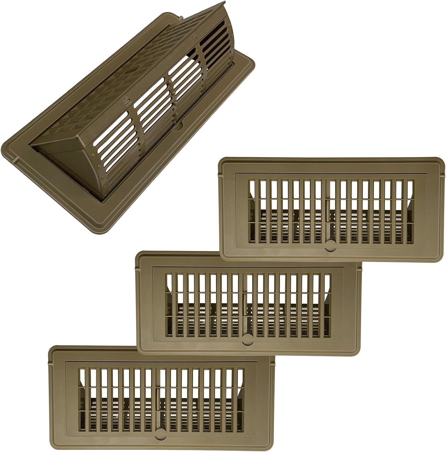 2-in-1 Vent Deflector for Home Floor, Durable Plastic Design