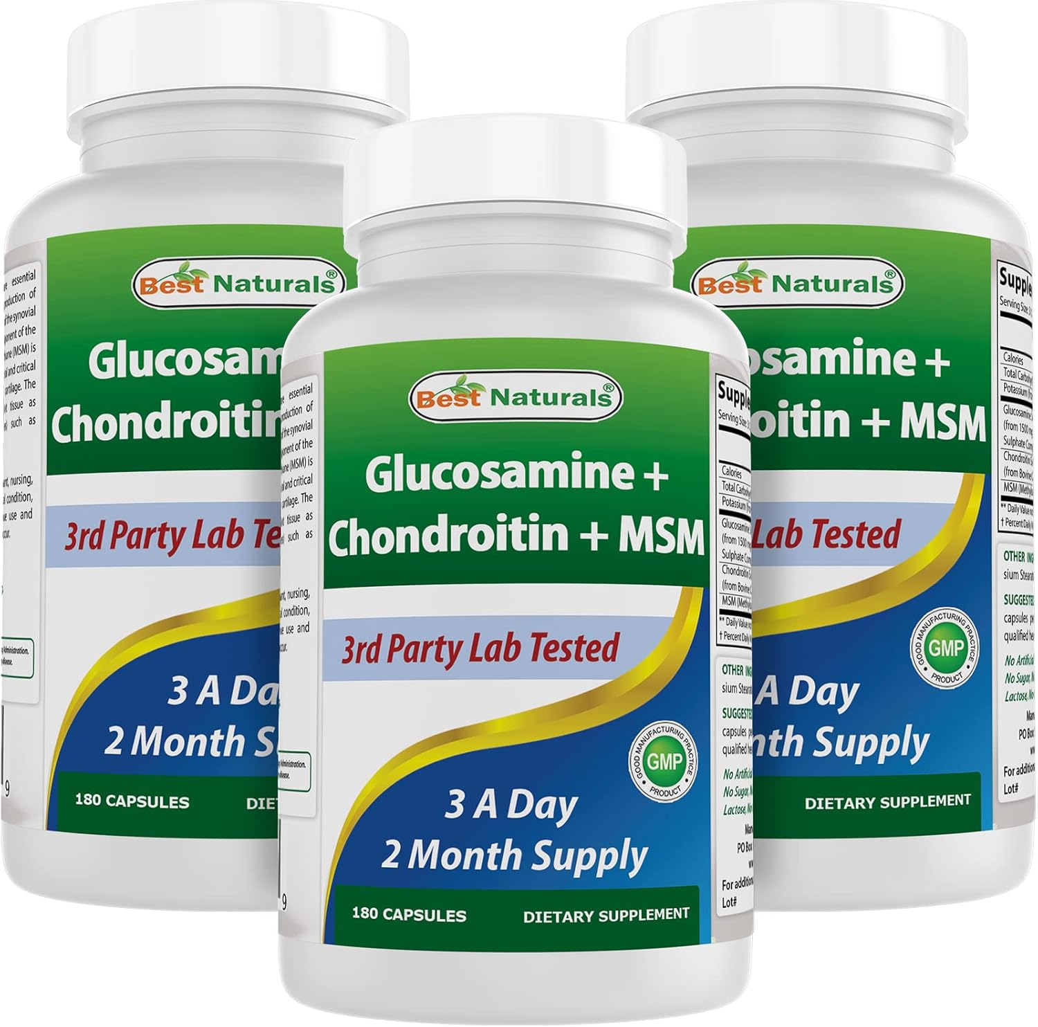 Glucosamine Chondroitin MSM Joint Supplements for Mobility