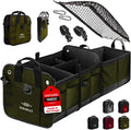Large Car Trunk Organizer - 3-Compartment XL Modular Storage