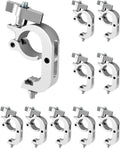 QWORK Stage Light Clamp Hook Pack of 10 - Heavy Duty 330 lb C-Clamp