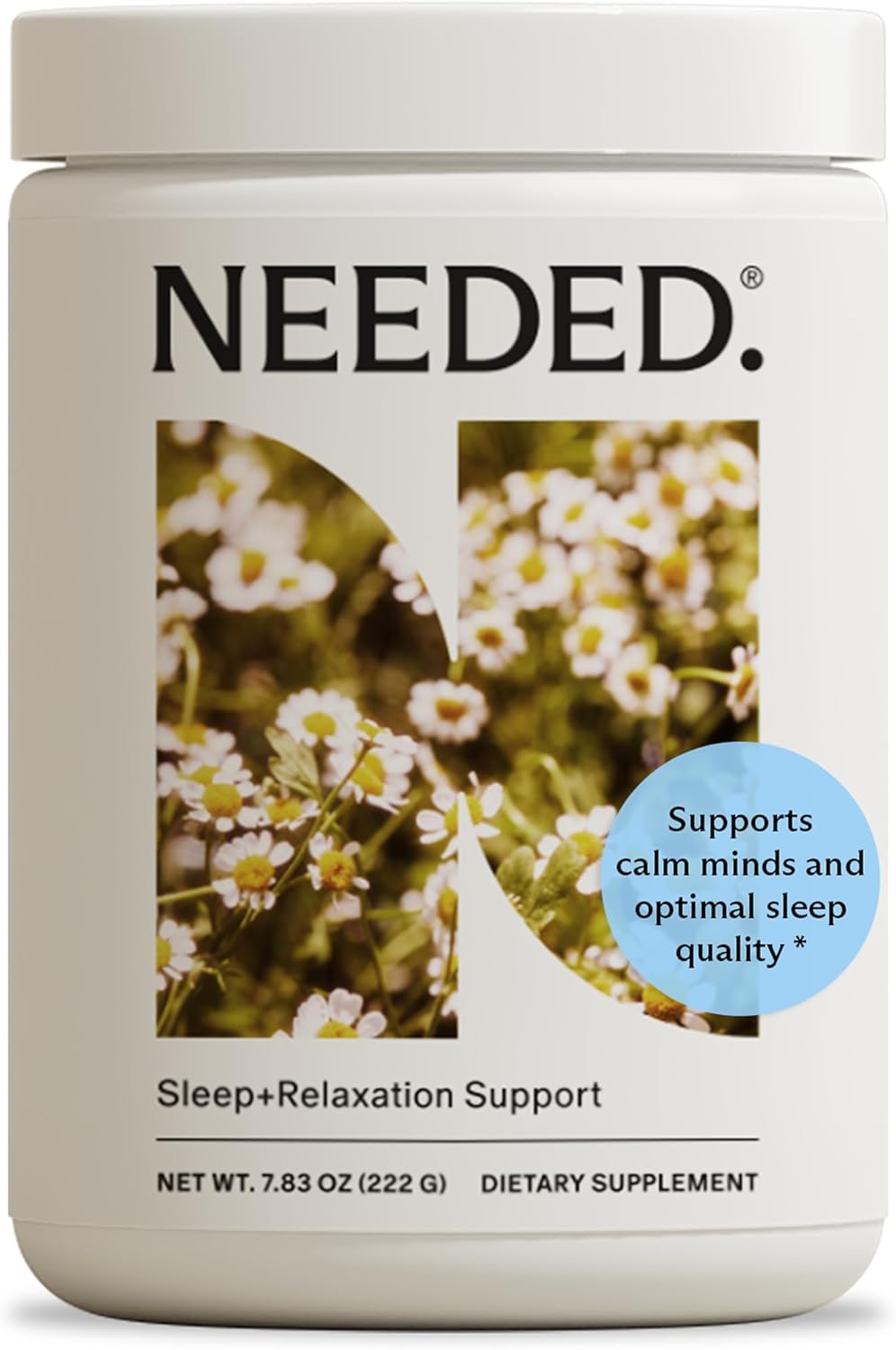 Needed Sleep and Relaxation Support Chamomile Powder for Calm