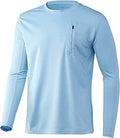 HUK Mens Icon X Pocket Long-Sleeve Performance Shirt - Sun Protection