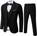 Mens Suit Tuxedo Set Slim Fit 3 Piece One Button - Elegant Fit