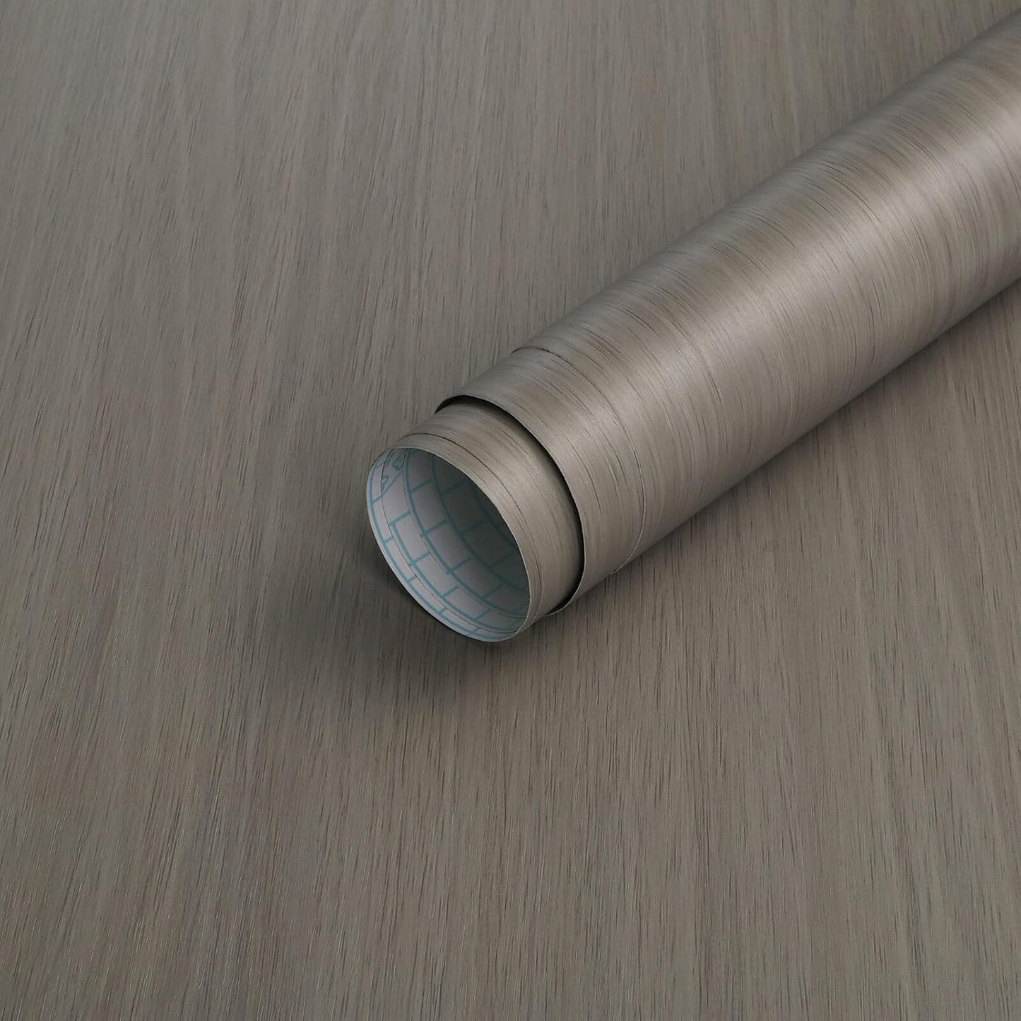Modern Grey Wood Wallpaper Peel and Stick for Cabinets