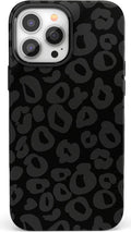 Casely iPhone 14 Pro Max Case Compatible with MagSafe - Black Leopard