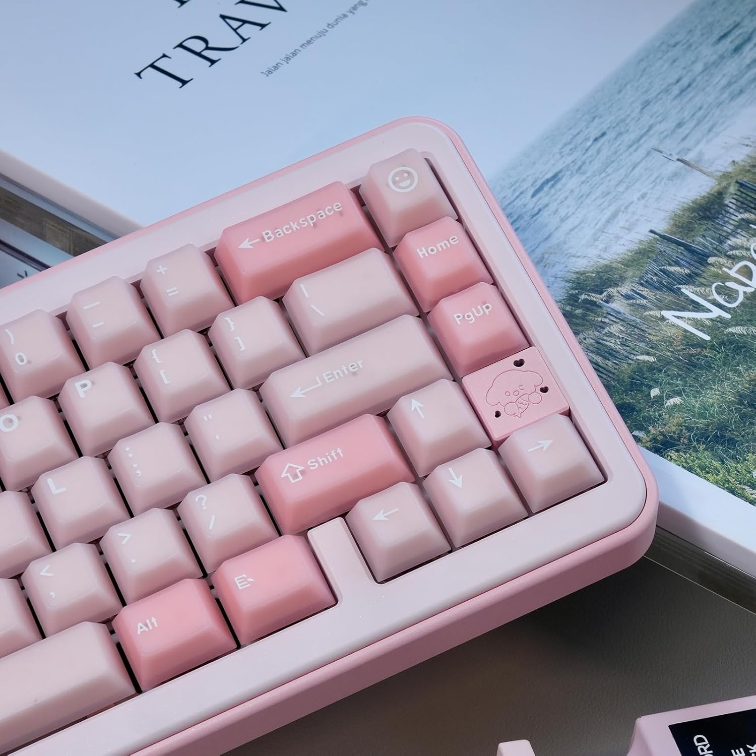 164 Keys PBT Doubleshot Keycaps Set for Cherry MX Keyboards